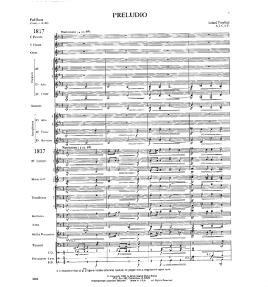 Preludio Concert Band scores gallery preview page 2