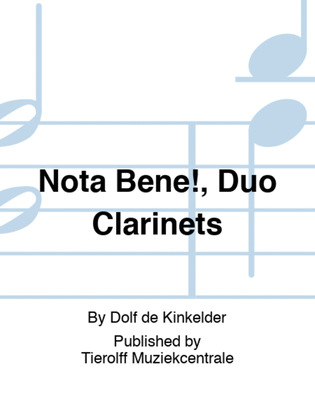 Nota Bene!, Duo Clarinets