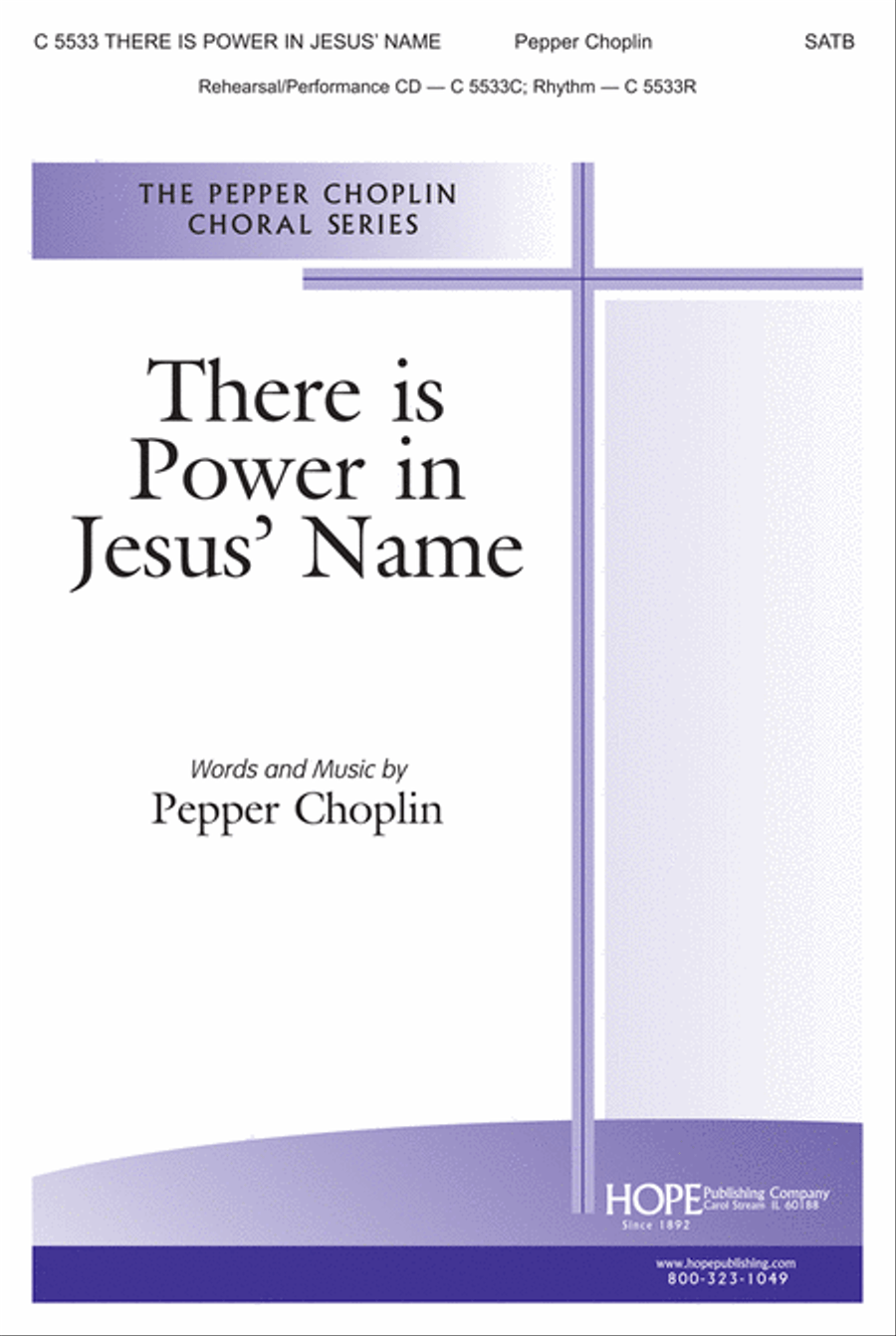 There Is Power in Jesus' Name 4-Part scores gallery preview page 1