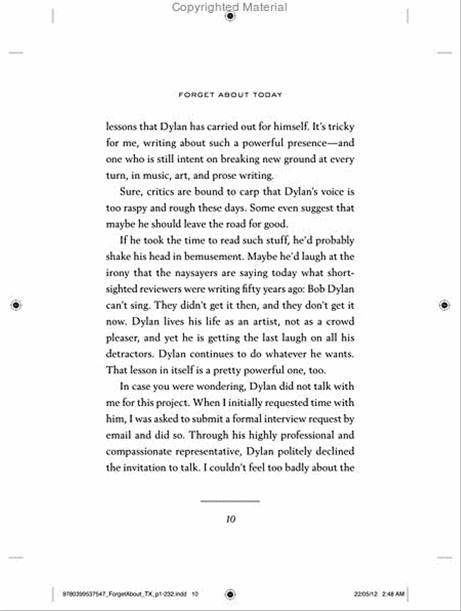 Forget About Today Guitar scores gallery preview page 11