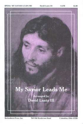 Book cover for My Savior Leads Me