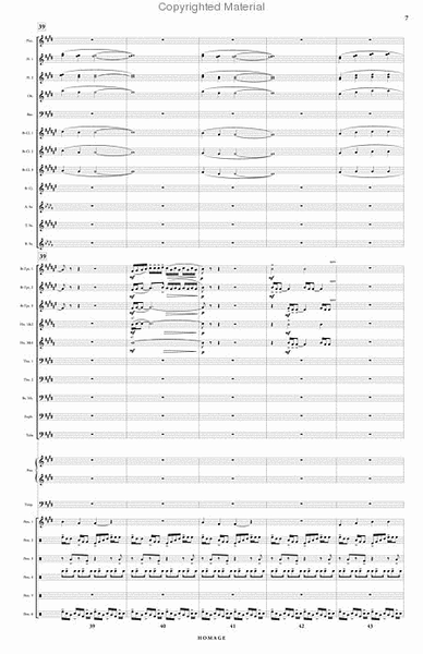 Homage (score & parts) image number null