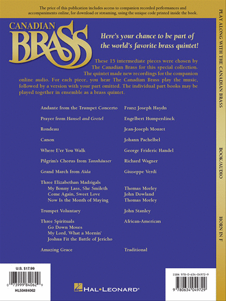 Play Along with The Canadian Brass – Horn Brass Quintet scores gallery preview page 3