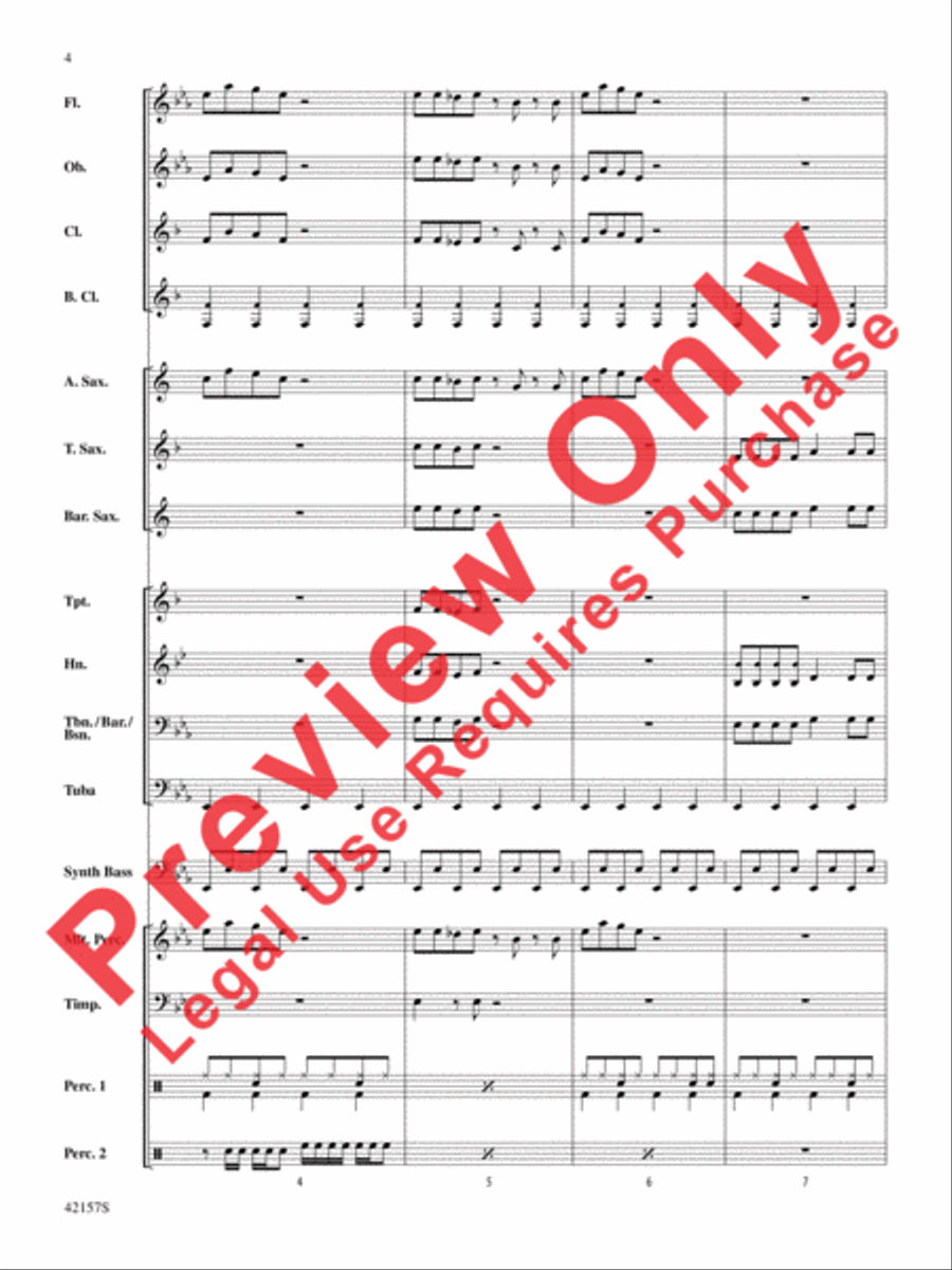 Funkytown Funkytown Concert Band scores gallery preview page 4