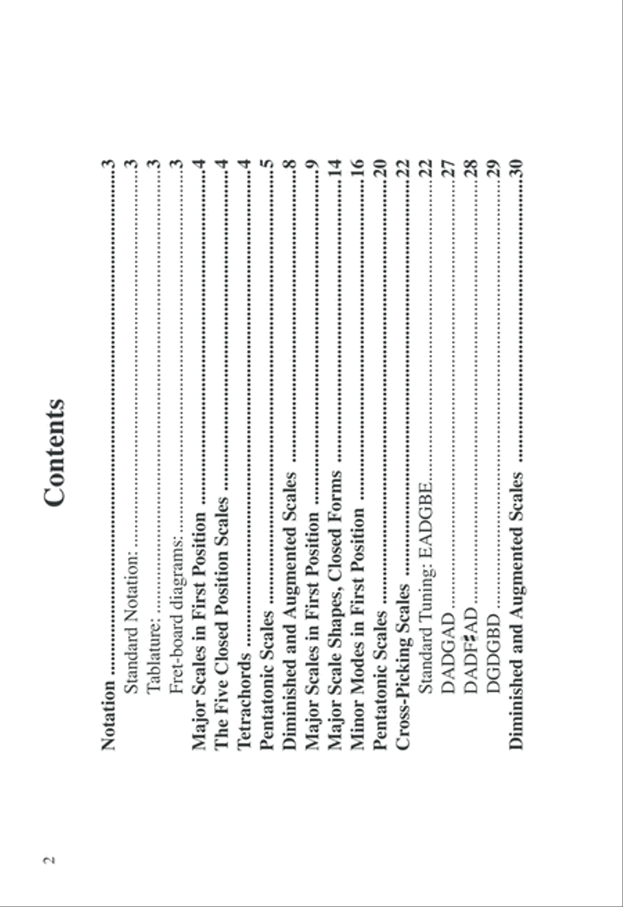 Fingerpicking Scales Fingerpicking Guitar scores gallery preview page 3