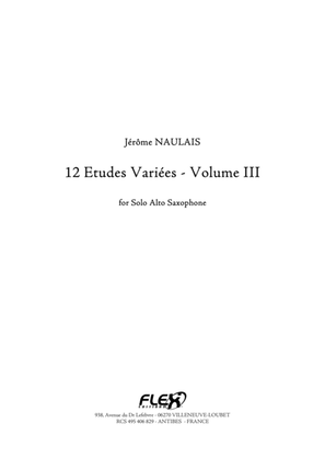 12 Etudes Variees - Volume III