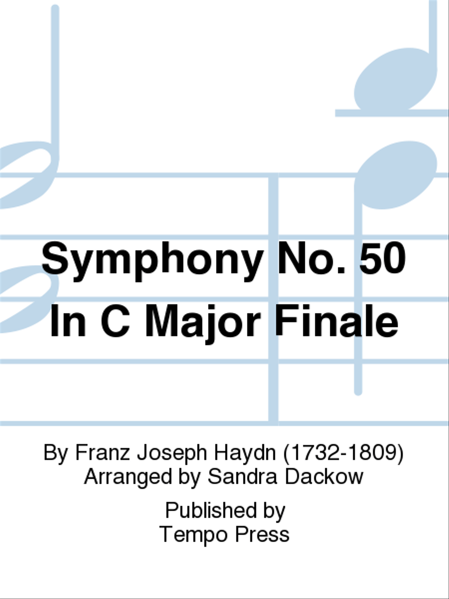 Symphony No. 50 in C: Finale Orchestra scores gallery preview page 1