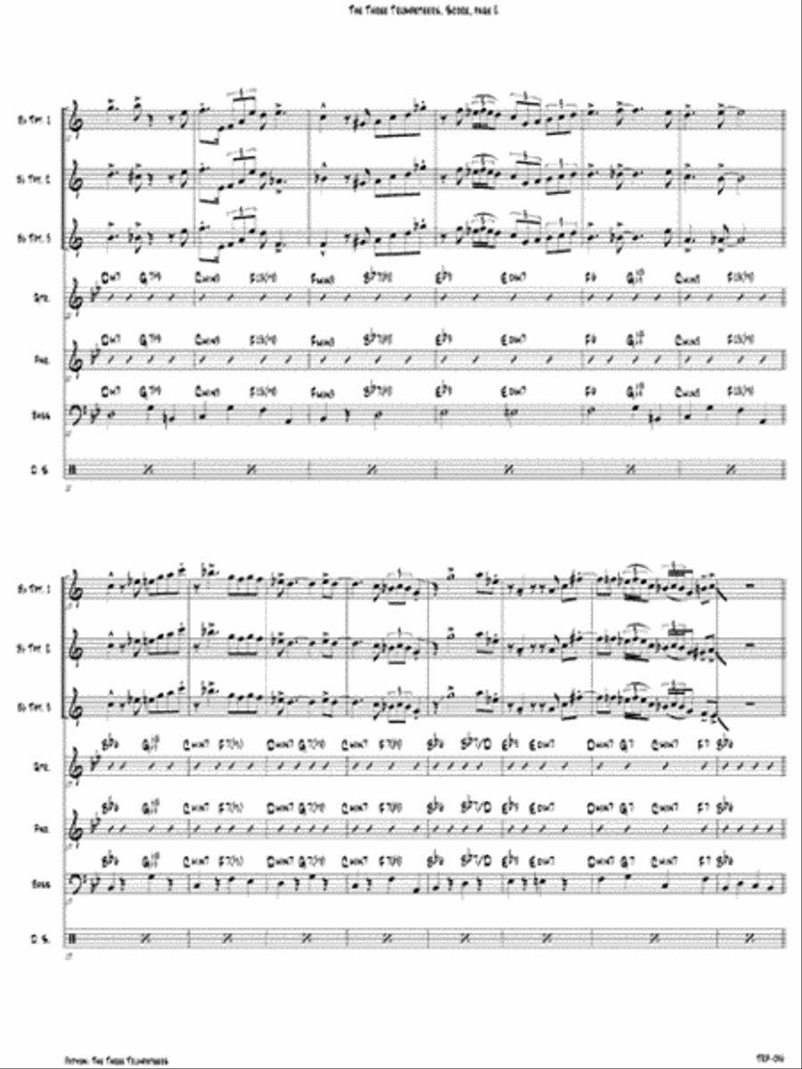 The Three Trumpeteers The Three Trumpeteers Trumpet Trio scores gallery preview page 3