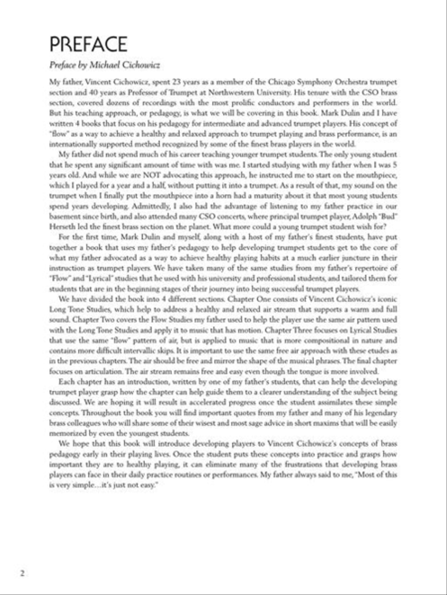 Vincent Cichowicz – Fundamental Studies for the Developing Trumpet Player Trumpet Solo scores gallery preview page 5