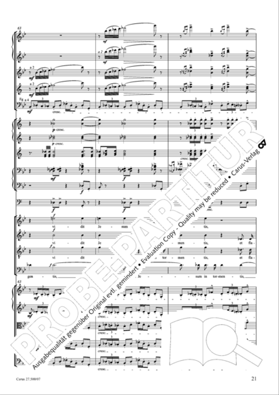 Quattro pezzi sacri Orchestra scores gallery preview page 22
