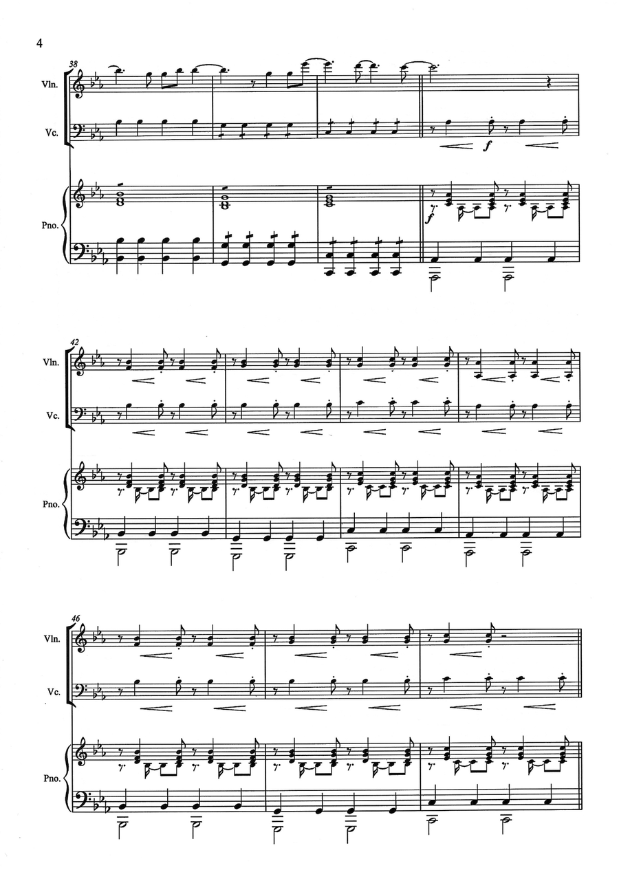 Titanium Piano Trio scores gallery preview page 4
