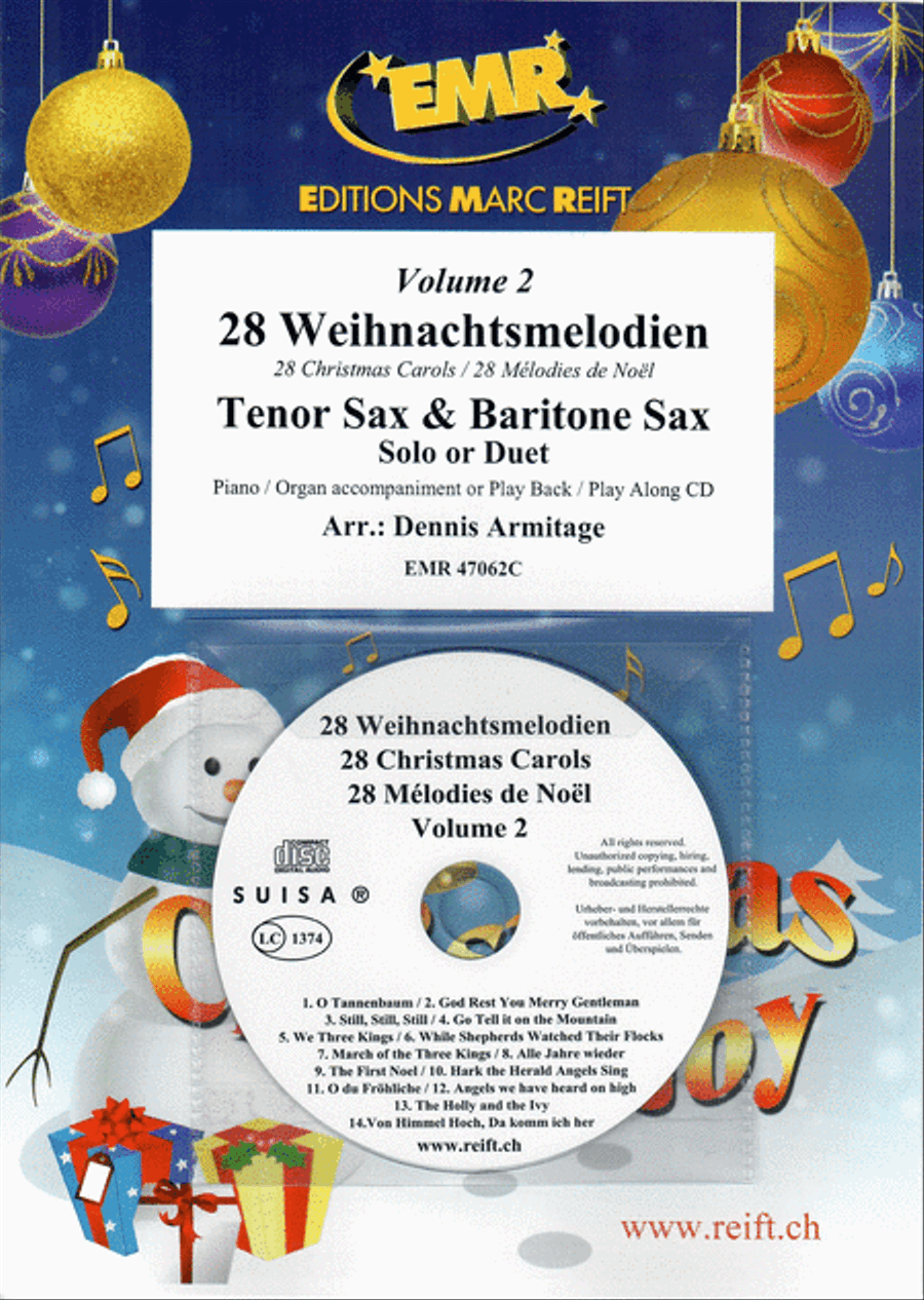 28 Weihnachtsmelodien Vol. 2 Woodwind Duet scores gallery preview page 1