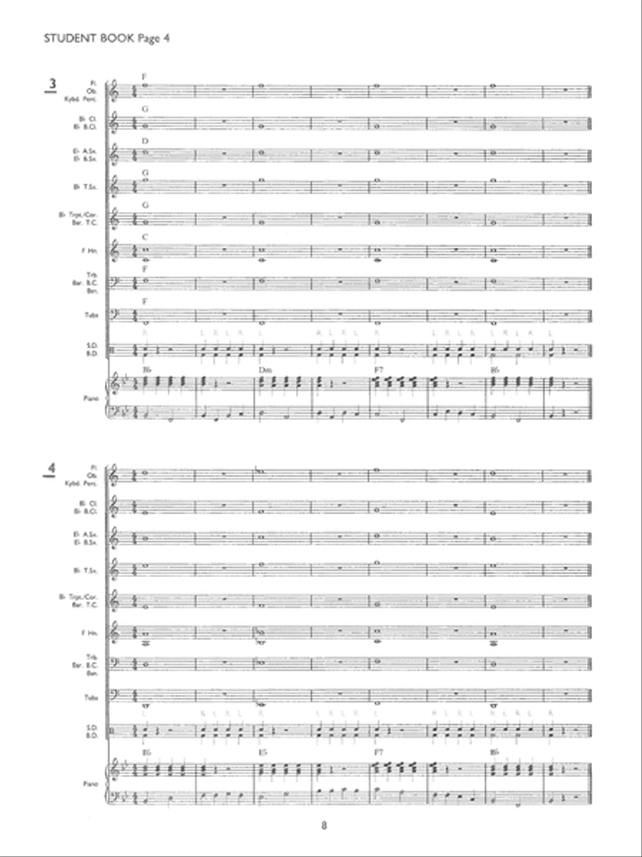 Yamaha Band Student, Book 1 Concert Band Methods scores gallery preview page 9