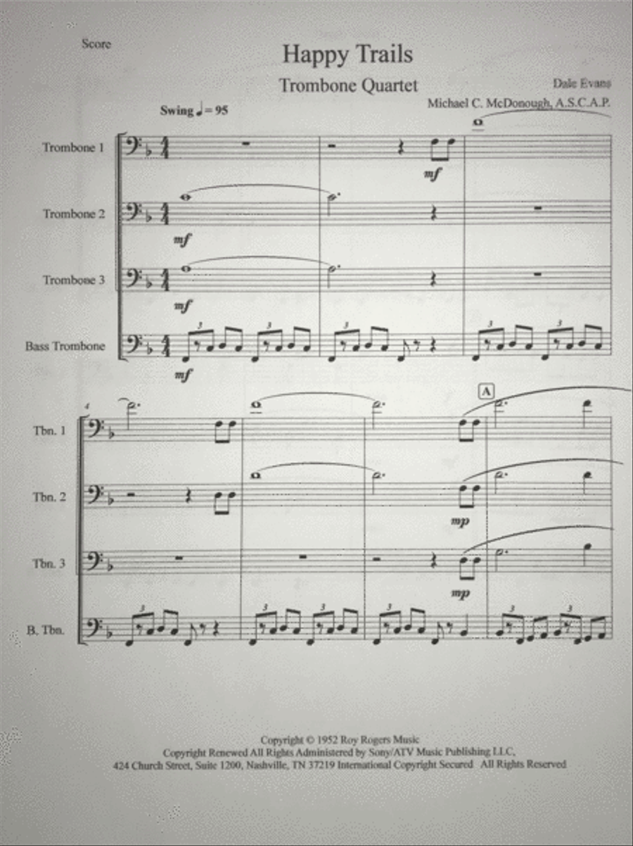Happy Trails Happy Trails Small Ensemble scores gallery preview page 2