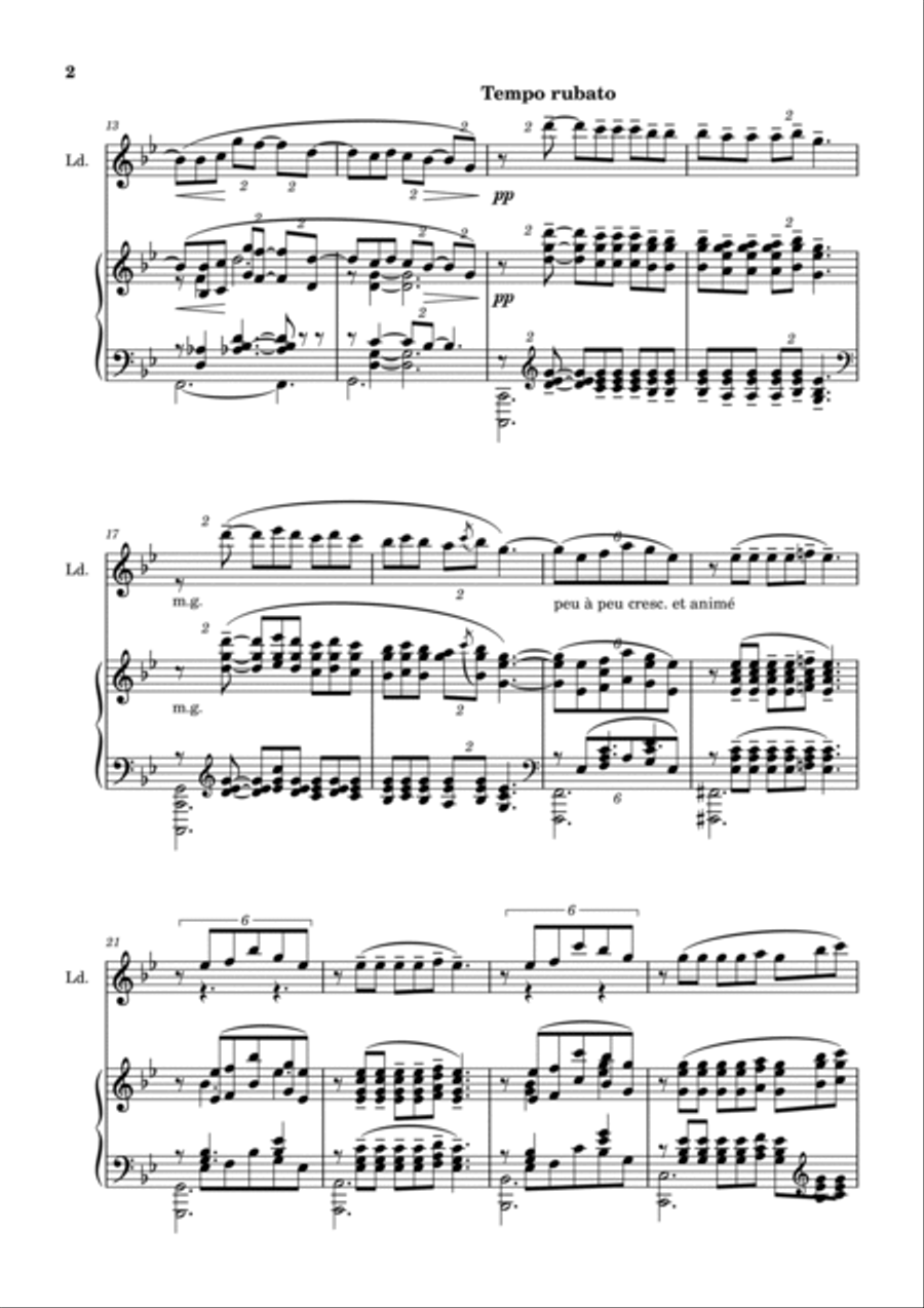 Clair de Lune Clair de Lune B-Flat Trumpet scores gallery preview page 4