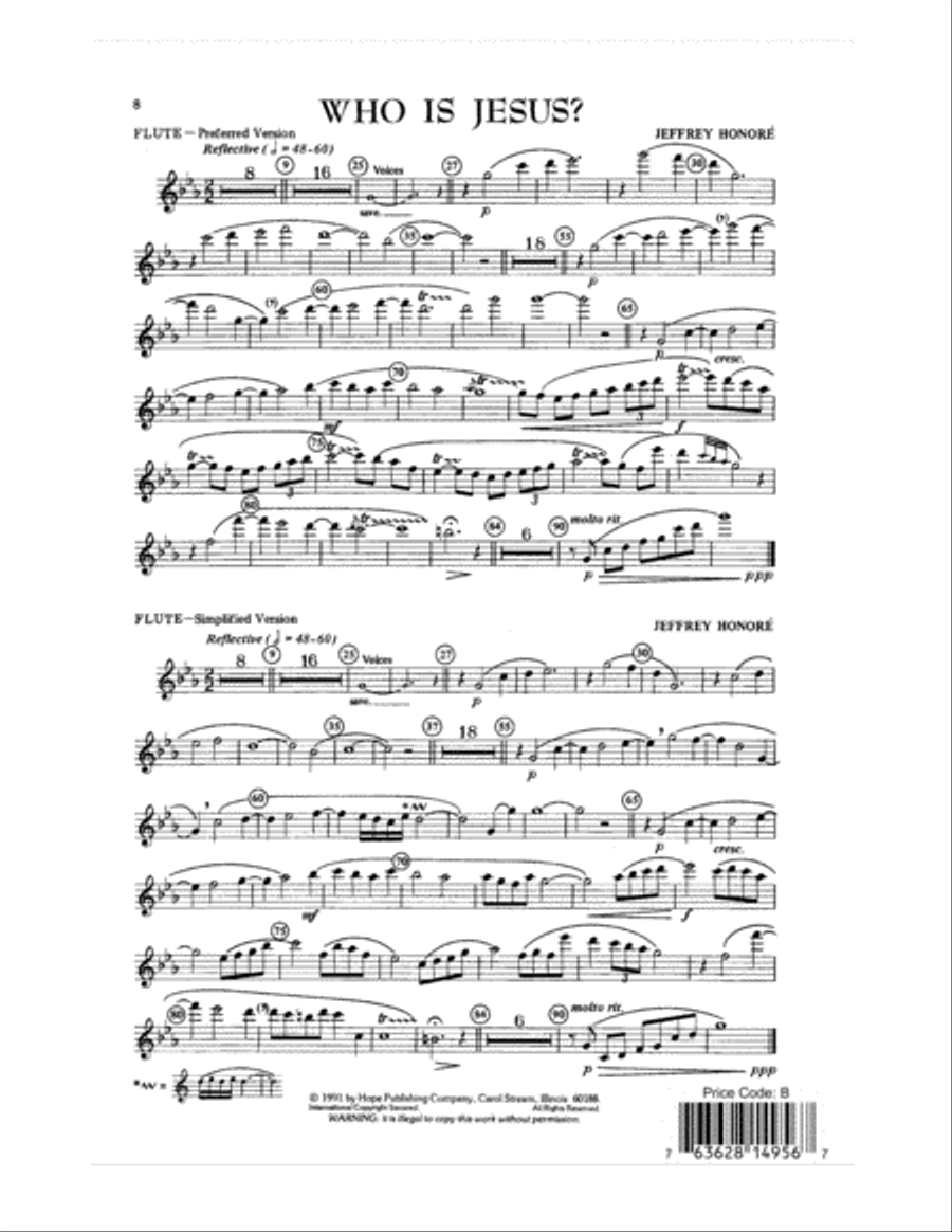 Who Is Jesus? 4-Part scores gallery preview page 8