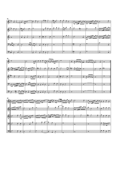 Paduan no.3 SSWV 41 (arrangement for 5 recorders)