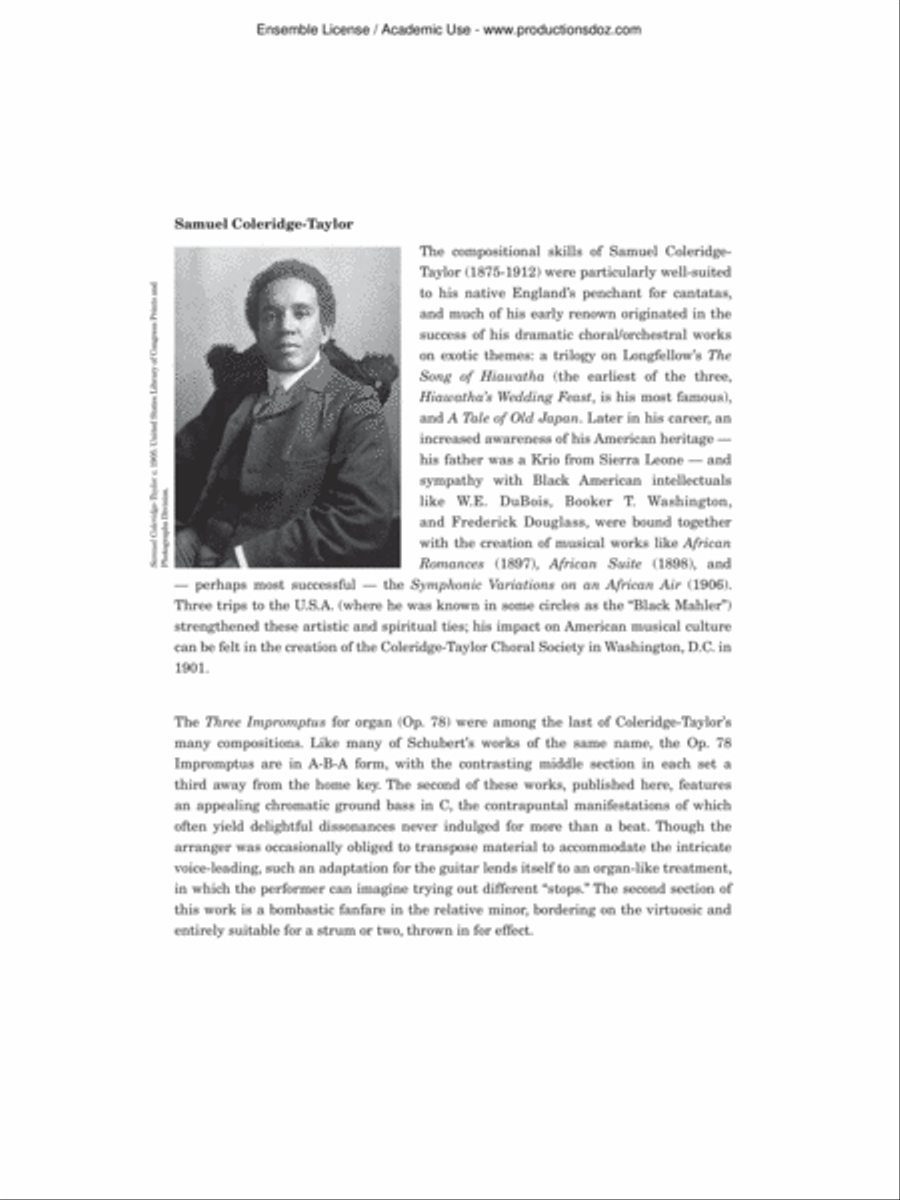 GFA Spotlight Series, Impromptu II Classical Guitar scores gallery preview page 2