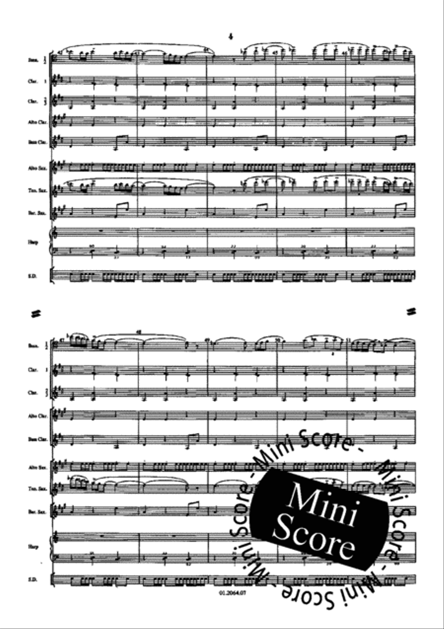 Bolero Concert Band scores gallery preview page 8