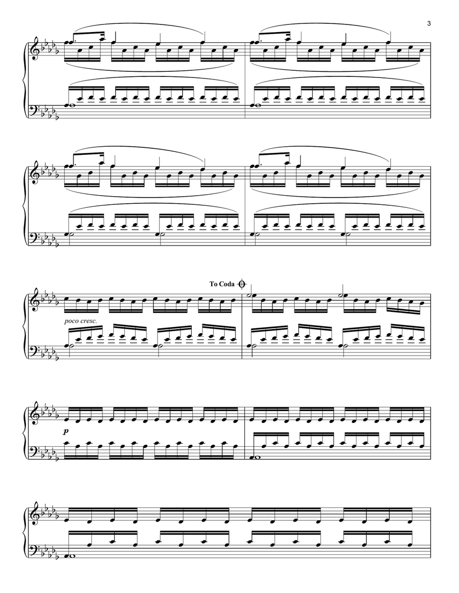 Fastnet Piano Solo scores gallery preview page 3