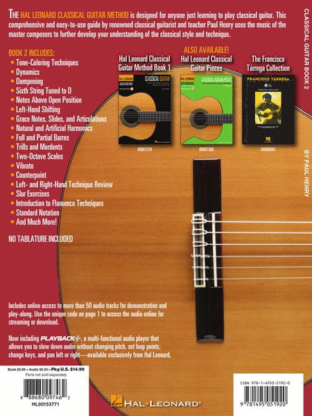 Hal Leonard Classical Guitar Method – Book 2