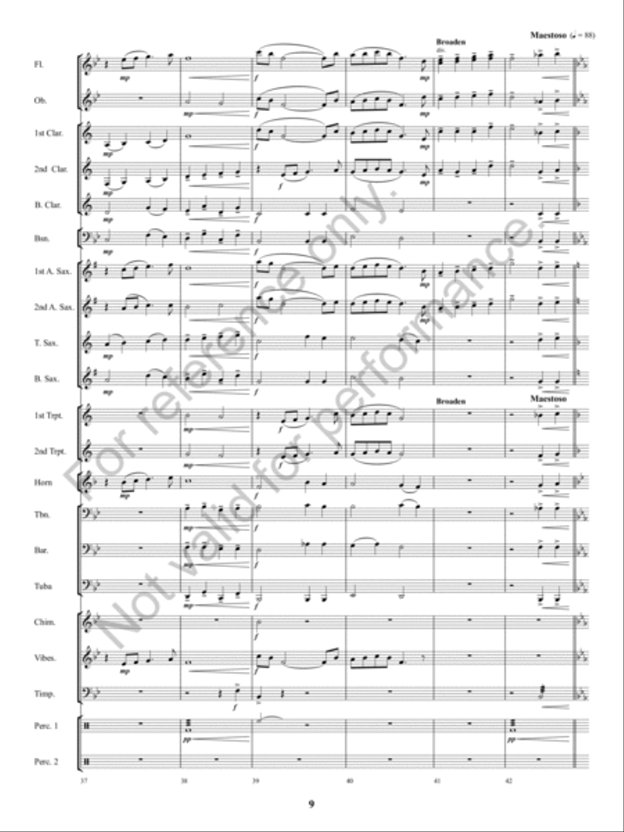 A Spirit Eternal Concert Band scores gallery preview page 8