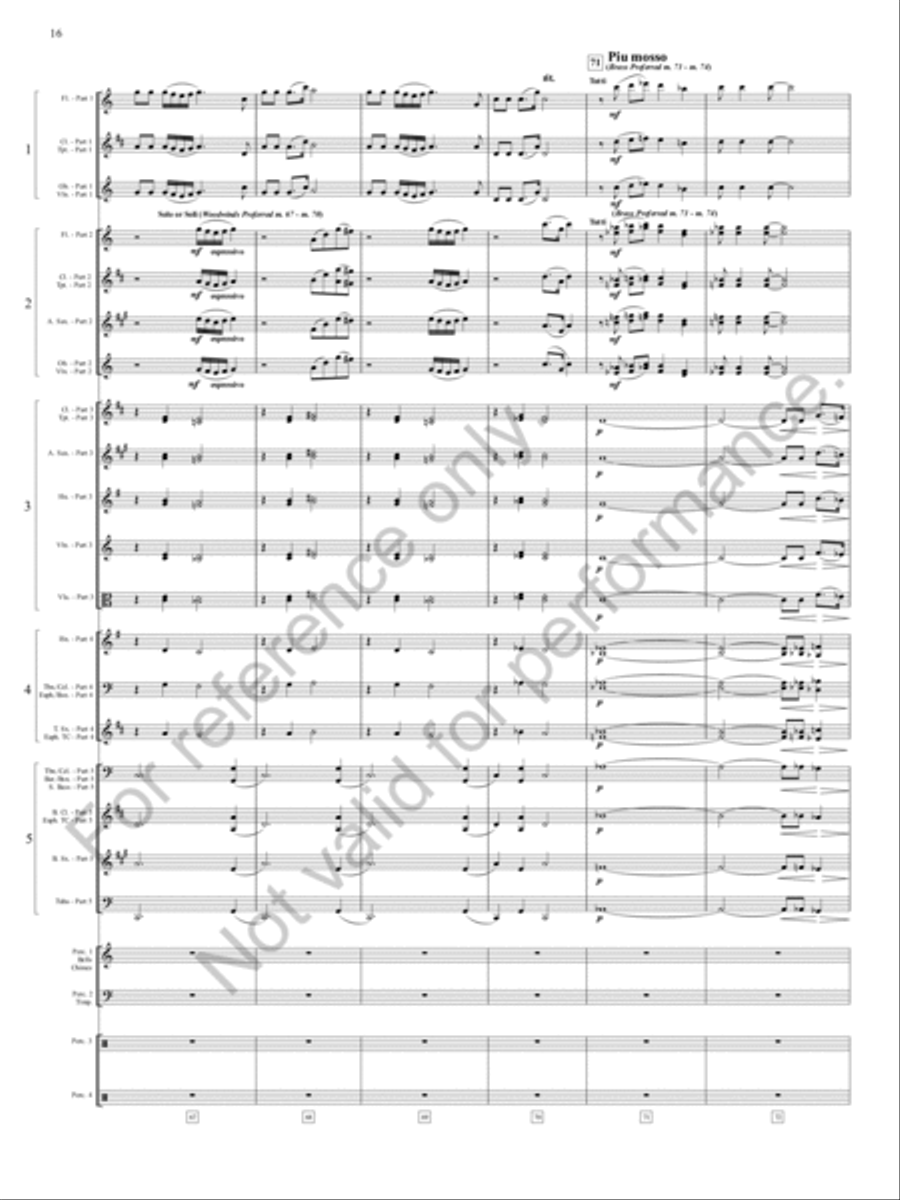 Emperata Overture Emperata Overture Concert Band scores gallery preview page 17