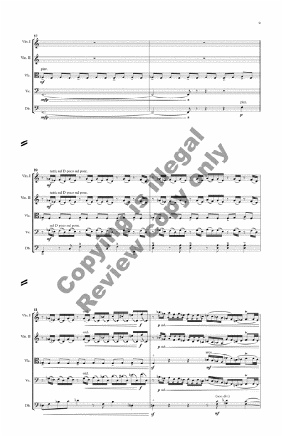 Dabke String Orchestra scores gallery preview page 8