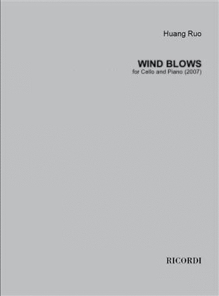 Book cover for Wind Blows…