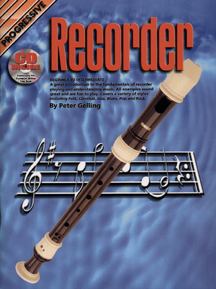 Book cover for Progressive Recorder (Book/CD)