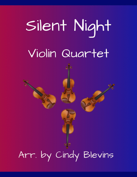 Silent Night, for Violin Quartet image number null