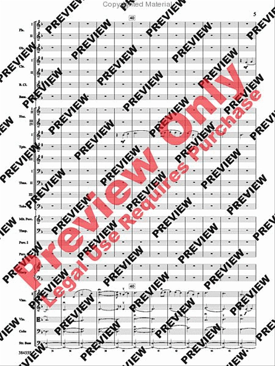 Harry Potter and the Deathly Hallows, Part 2, Suite from Full Orchestra scores gallery preview page 6