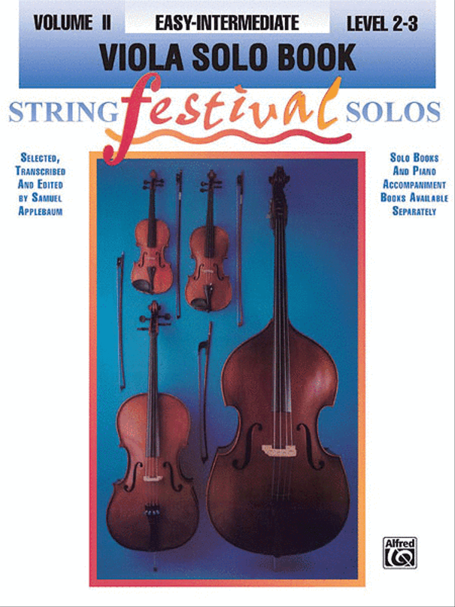 String Festival Solos, Volume 2 Viola Solo scores gallery preview page 1