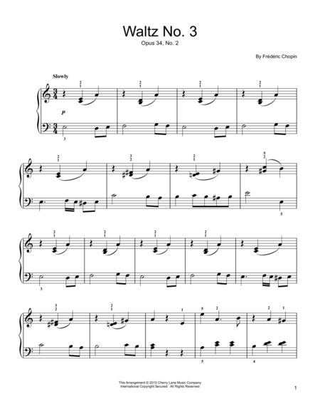 Waltz Op. 34, No. 2