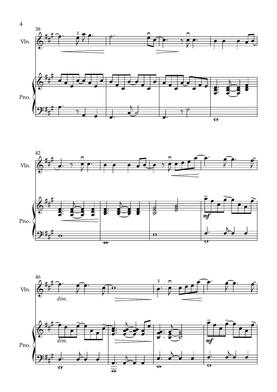 All Of Me Violin Solo scores gallery preview page 4