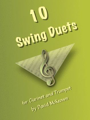Book cover for 10 Swing Duets for Clarinet and Trumpet