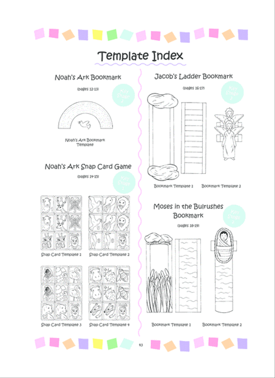 Colour, Make & Doodle - Bible Bookmarks + Cards Collection / Songbook scores gallery preview page 16