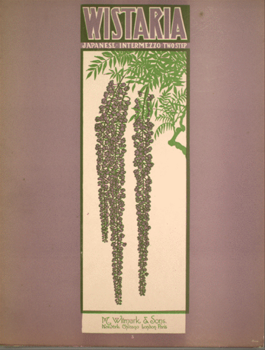 Wistaria. Japanese Intermezzo Two Step Piano Solo scores gallery preview page 1