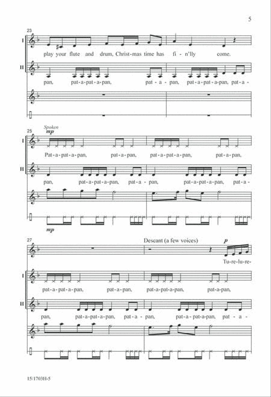 Pat-a-pan 2-Part scores gallery preview page 5