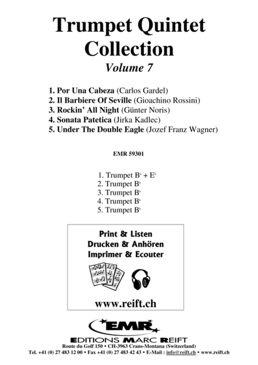 Trumpet Quintet Collection Volume 7 image number null