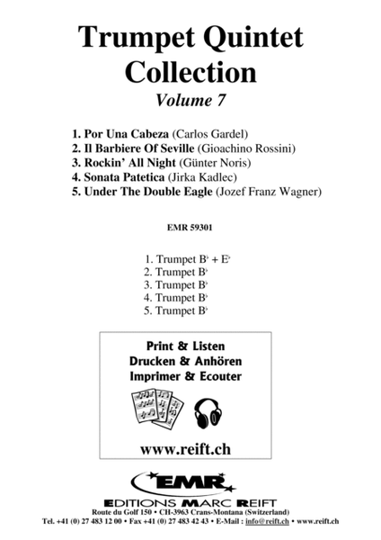 Trumpet Quintet Collection Volume 7 image number null