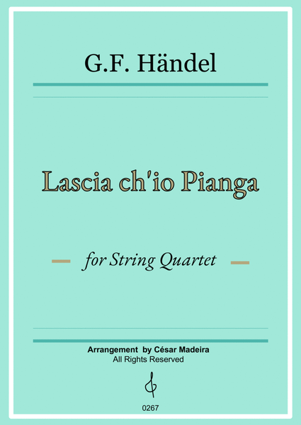 Lascia Ch'Io Pianga for String Quartet (Individual Parts) image number null