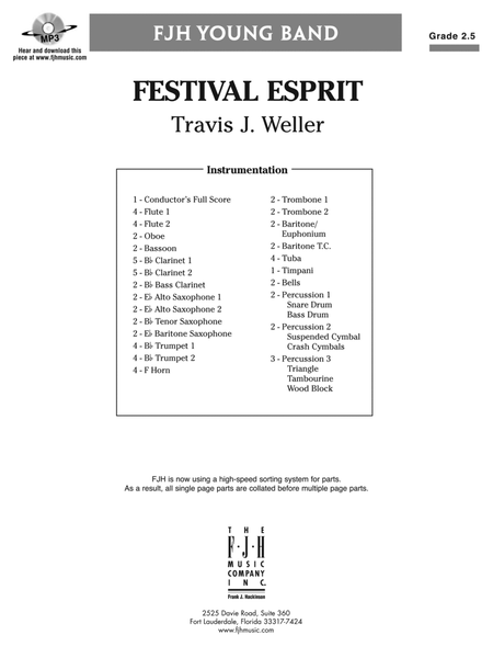 Festival Esprit: Score