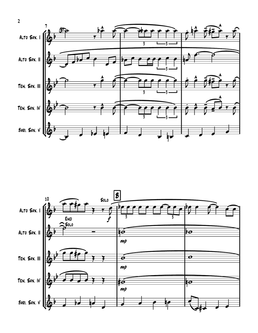 The Nanny Named Fran Woodwind Ensemble scores gallery preview page 2