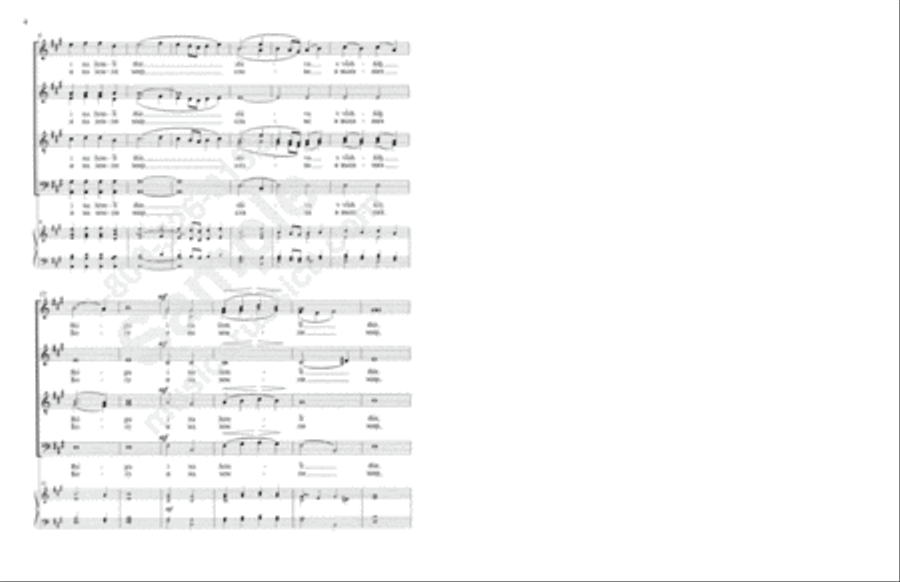 Glory to God in the Highest 4-Part scores gallery preview page 3