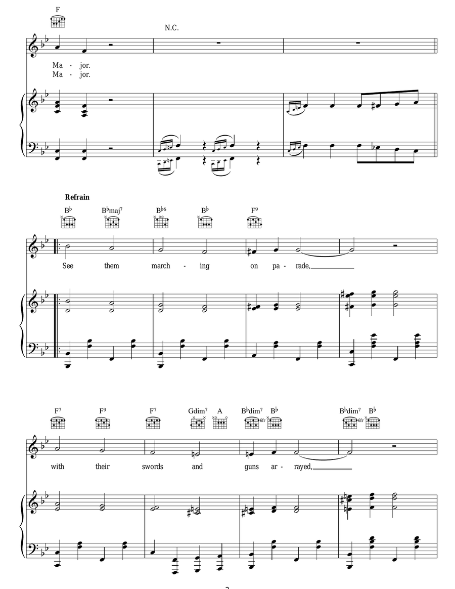 The Toy Drum Major The Toy Drum Major Guitar scores gallery preview page 3