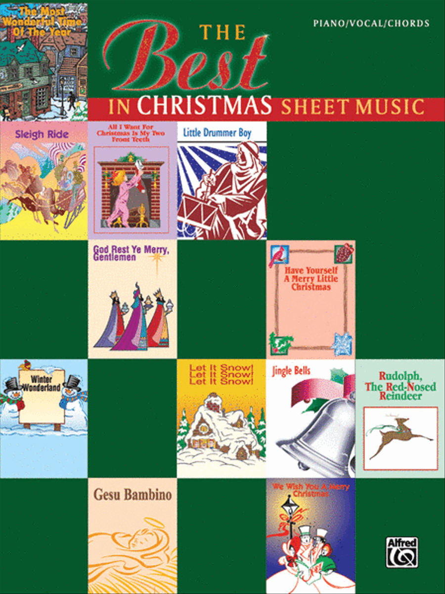 Best In Christmas Sheet Music Piano, Vocal, Guitar scores gallery preview page 1