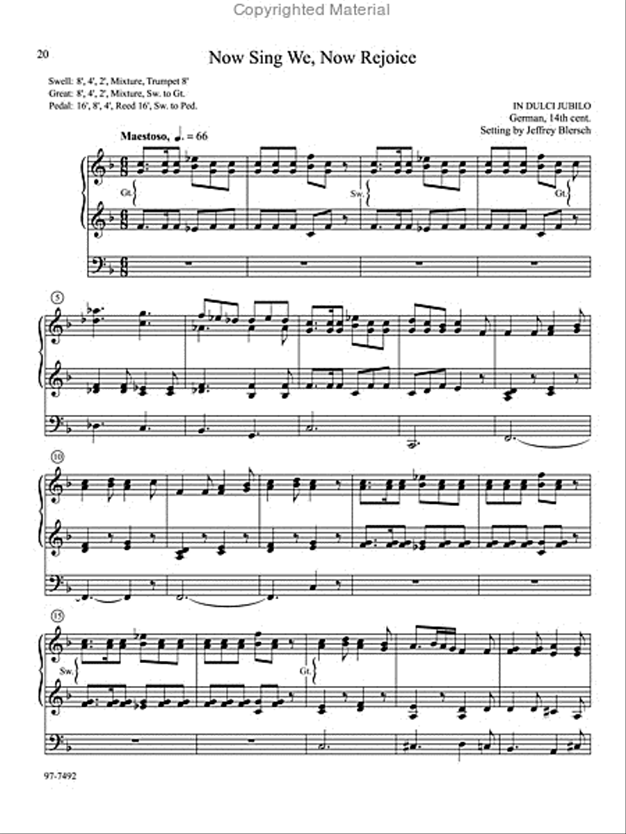 Musica Sacra: Easy Hymn Preludes for Organ, Vol. 8 Organ scores gallery preview page 8