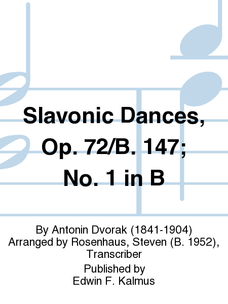 Slavonic Dances, Op. 72/B. 147; No. 1 in B image number null