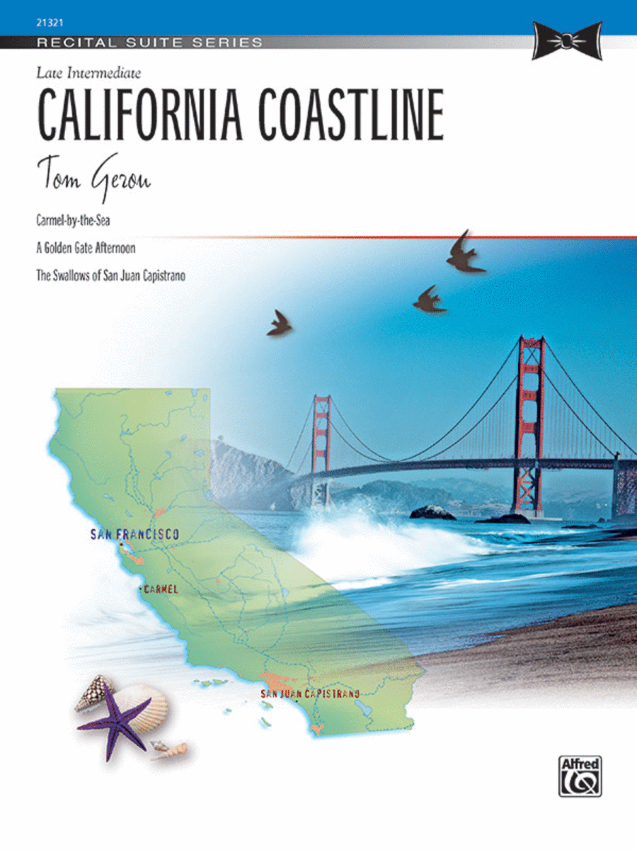 California Coastline Piano Solo scores gallery preview page 1